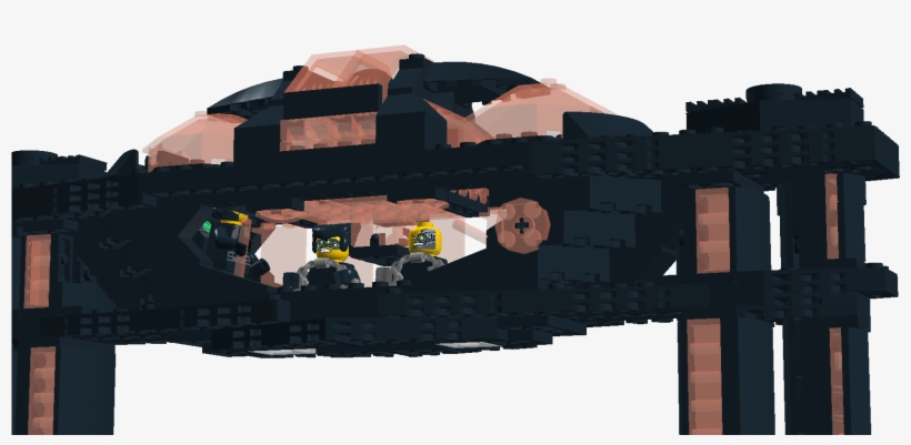 Midsection With Sentry And Prisoners - Lego Tron Custom Lightcycle, transparent png