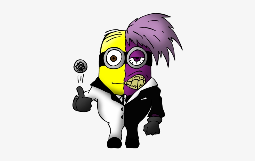 Two Face Minion By Thedoctor33 - Two Face Minion, transparent png