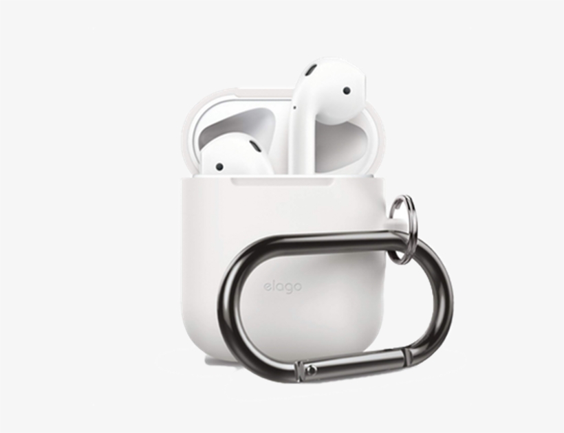 Picture Of Elago Airpods Hang Case [white] - Elago Airpods Case, transparent png