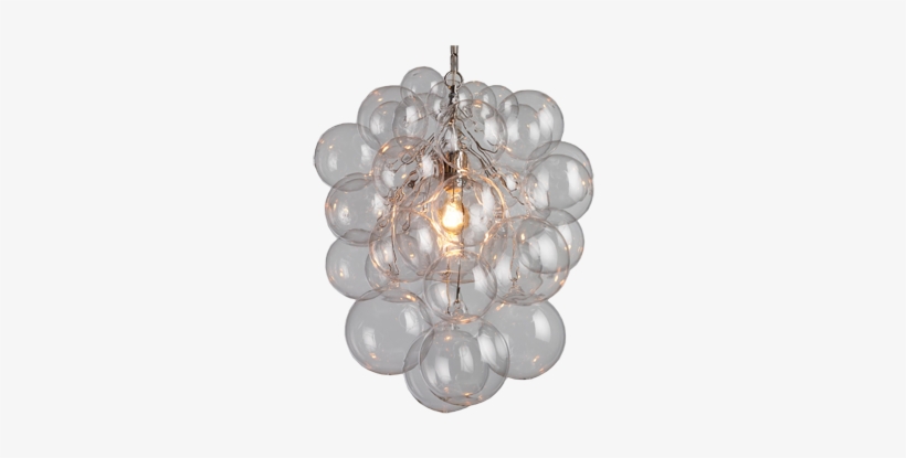 Bubble Glass Orb Chandelier - Bubble Glass Orb Chandelier: White By World Market, transparent png