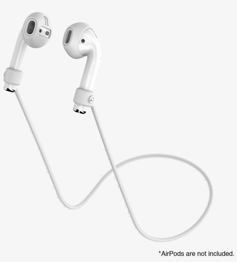 Switcheasy Airbuddy For Airpods(white) イヤーピース ネックストラップ, transparent png