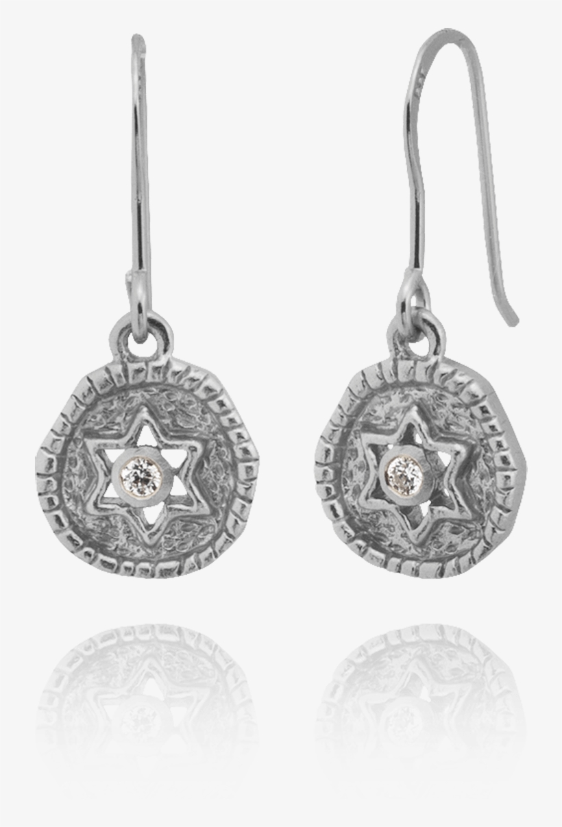Star Earrings With Hammered Finish - 18k Gold Vermeil On Genuine Sterling Silver Hammered, transparent png