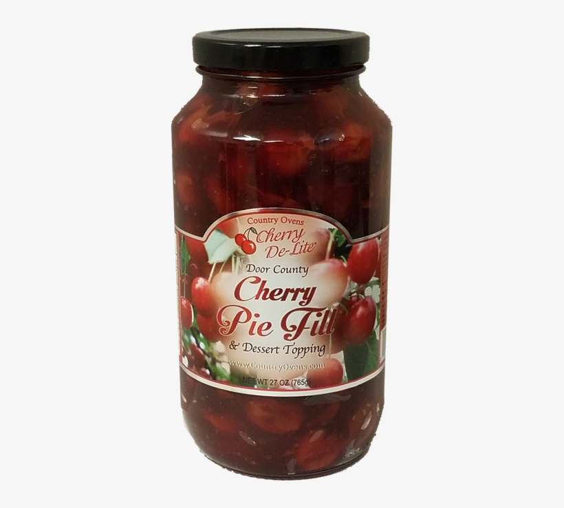 Cherry De Lite Pie Fill & Dessert Topping - Two-liter Bottle, transparent png