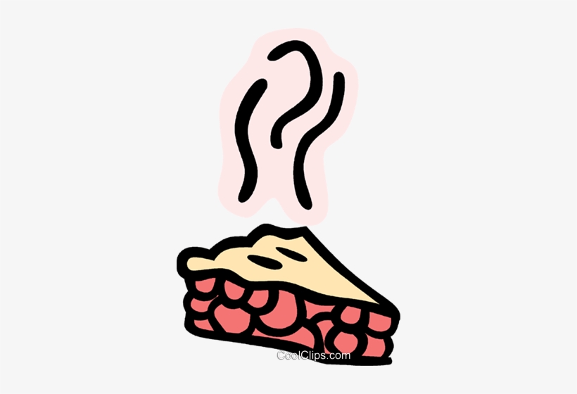 Hot Cherry Pie Royalty Free Vector Clip Art Illustration - Tart, transparent png