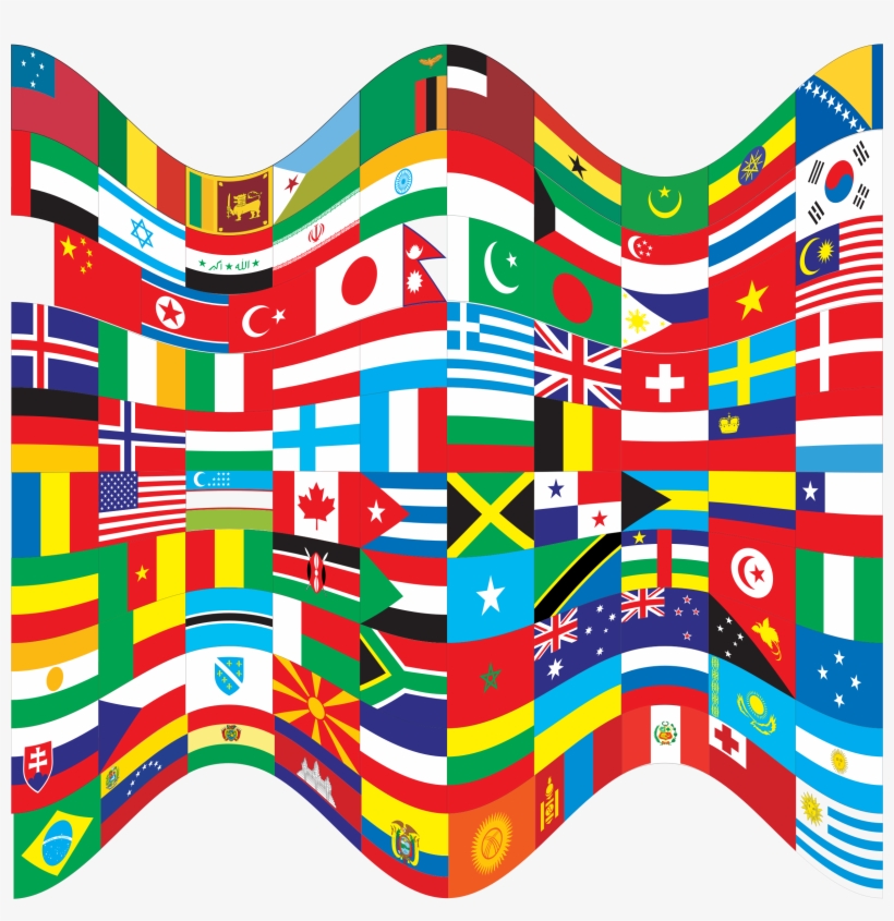 This Free Icons Png Design Of World Flags Wavy, transparent png