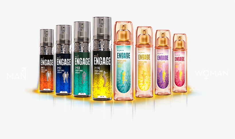 Engage Perfume Spray - Engage Perfume For Men, transparent png