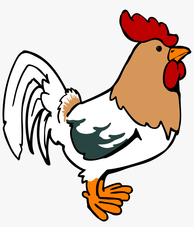 Year Of The Rooster - Cartoon Pictures Of Chicken, transparent png