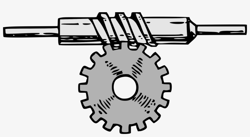 Free Car Gear Vector Png - Worm Gear Clip Art, transparent png