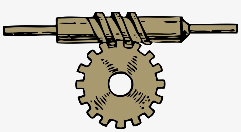 Big Image - Worm And Worm Gear Diagram, transparent png