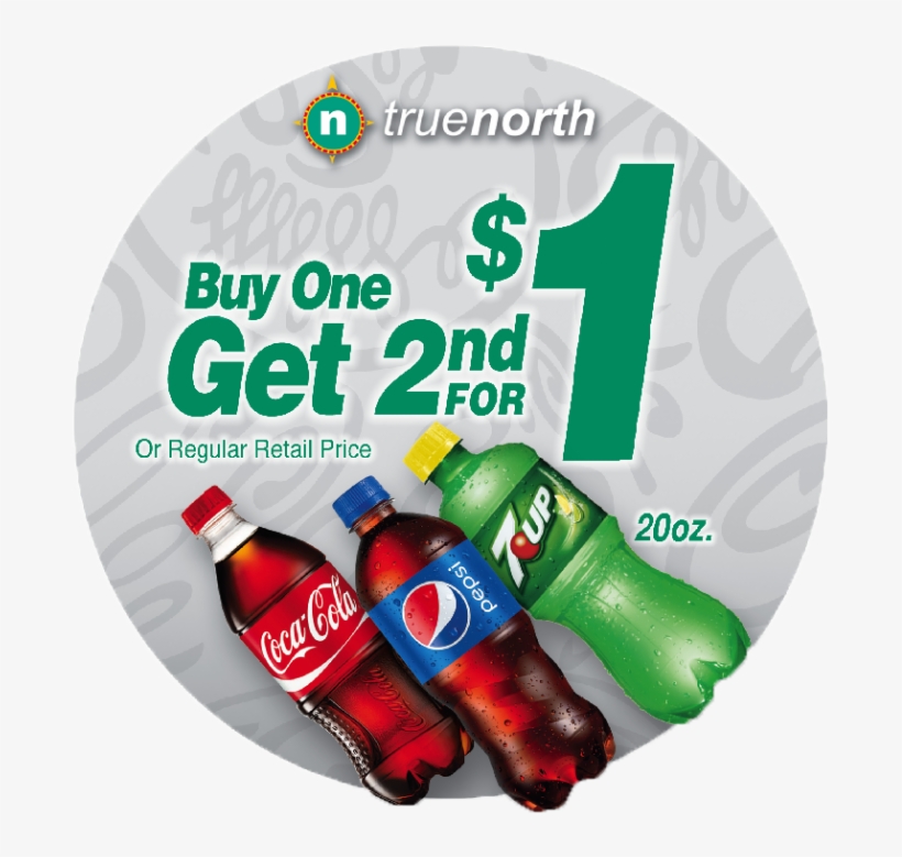 Pick Up One 20oz Pepsi, Coke Or 7up At Regular Price - Flyer, transparent png