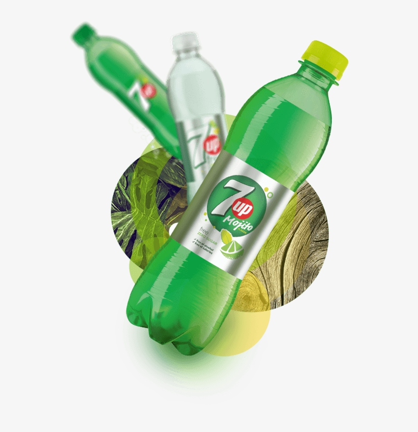 Bottles - Seven Up - Refresco 7 Up Con Sabor, transparent png