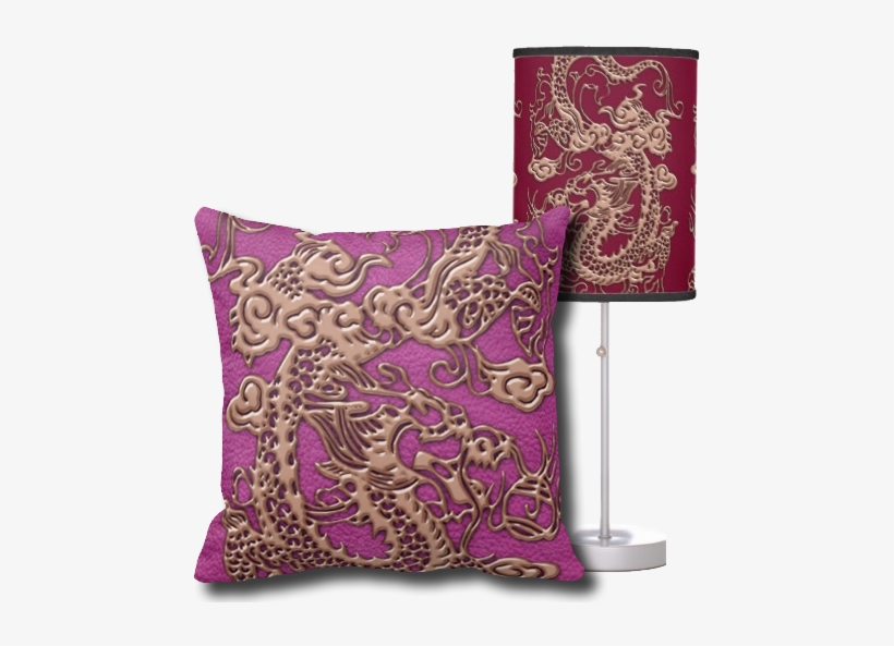 The Gold, Silver Or Copper Dragon Motif Adds A Layer - Zazzle 1967 Camaro Z28 Table Lamp, transparent png