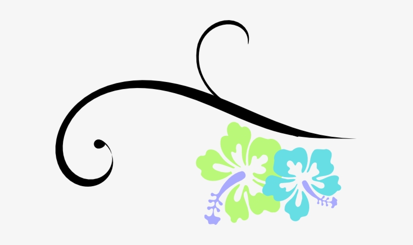 Hibiscus Swirl Svg Clip Arts 600 X 407 Px, transparent png