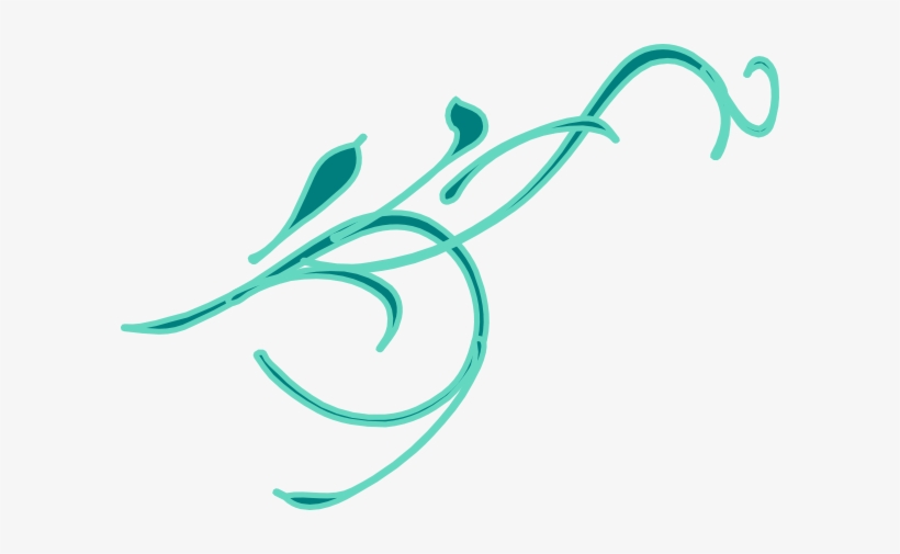 How To Set Use Green Leaf Swirl Clipart - Clip Art, transparent png