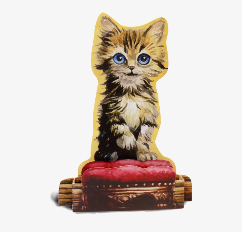 Cat Fluffy Print Med - Illustration, transparent png