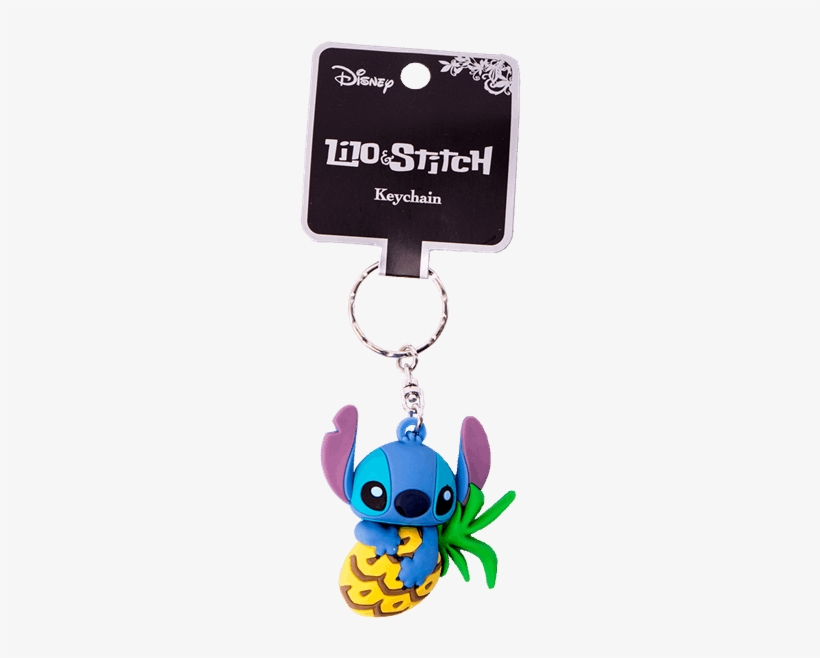 Stitch Pineapple Keychain, transparent png