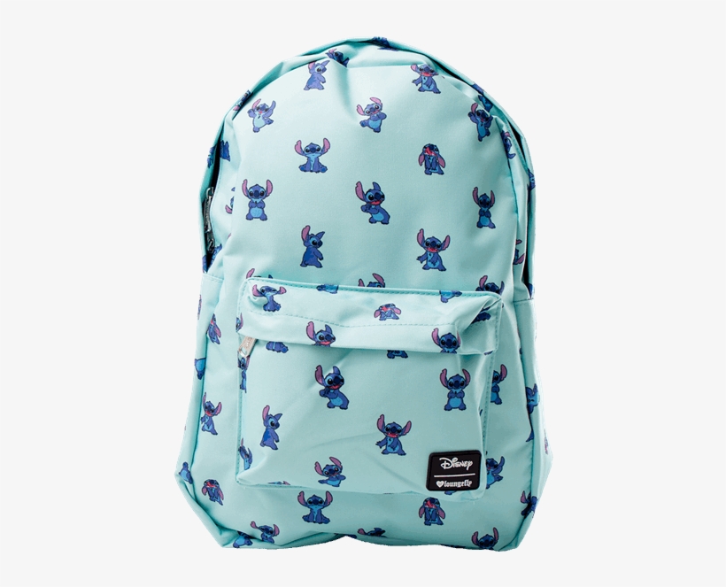 Lilo & Stitch Stitch Light Blue Loungefly Backpack - Bag, transparent png