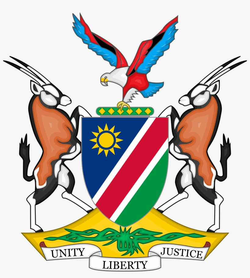 Fish Crest Symbol Clipart - Namibia Coat Of Arms Logo, transparent png