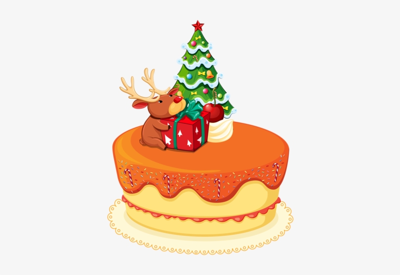 Cartoon Christmas Tree, Christmas Cakes, Christmas - Sid The Squid Saves Christmas, transparent png