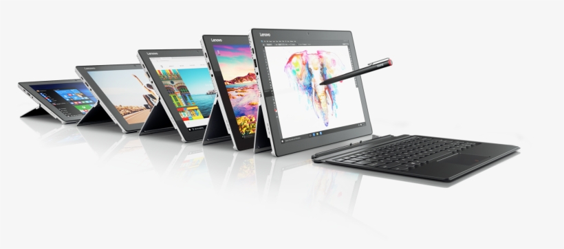 Miix 510 Detachable With Multiple Angles On Integrated - Lenovo Miix 510 12.2 Inch Ci5 4gb 128gb 2in1 Laptop., transparent png
