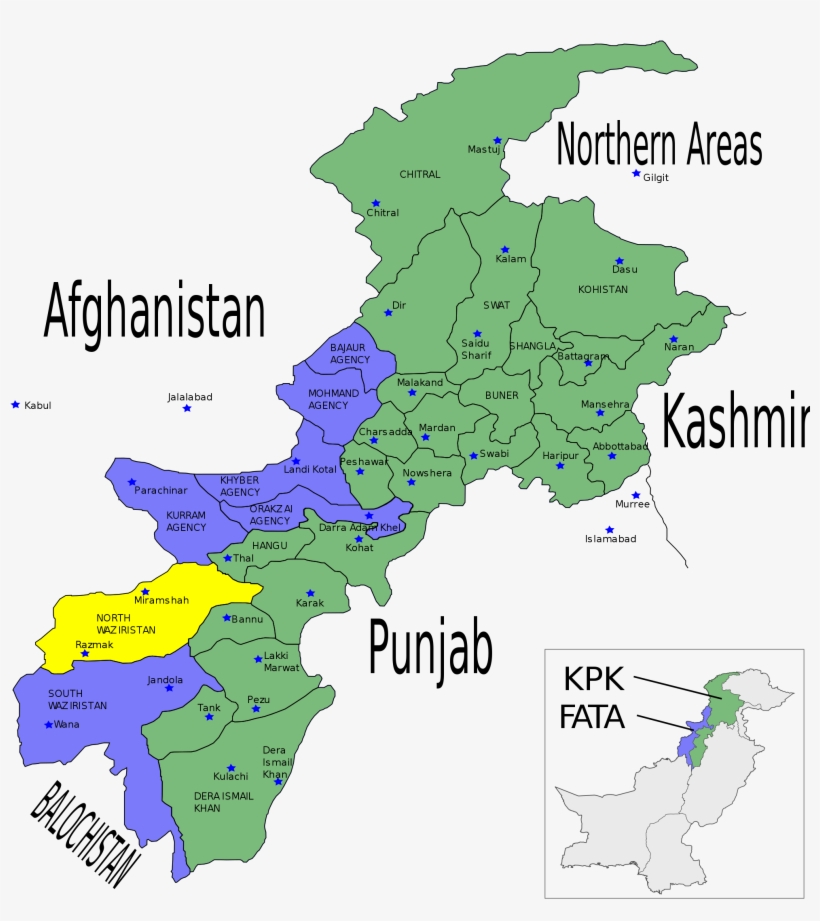 Open - Map Of Waziristan Pakistan, transparent png