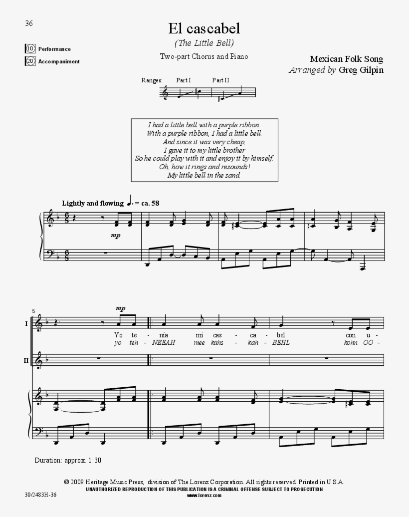 Friends To The North And Friends To The South Thumbnail - Sheet Music, transparent png