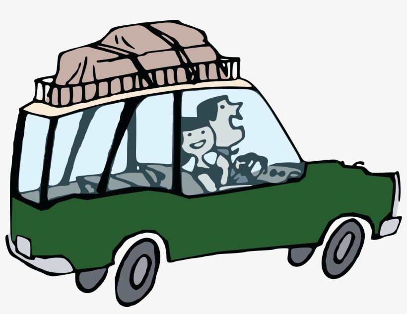 Cross Country Road Trip Clipart - Road Trip Clipart, transparent png