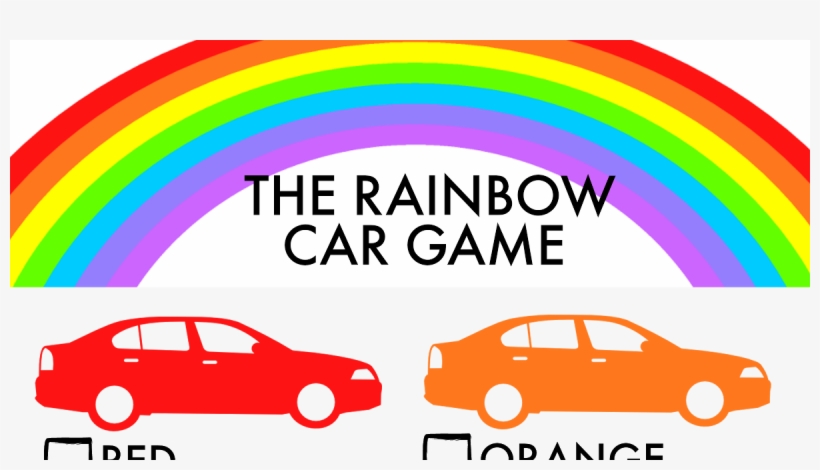 Rainbow Car Game - Car Svg, transparent png