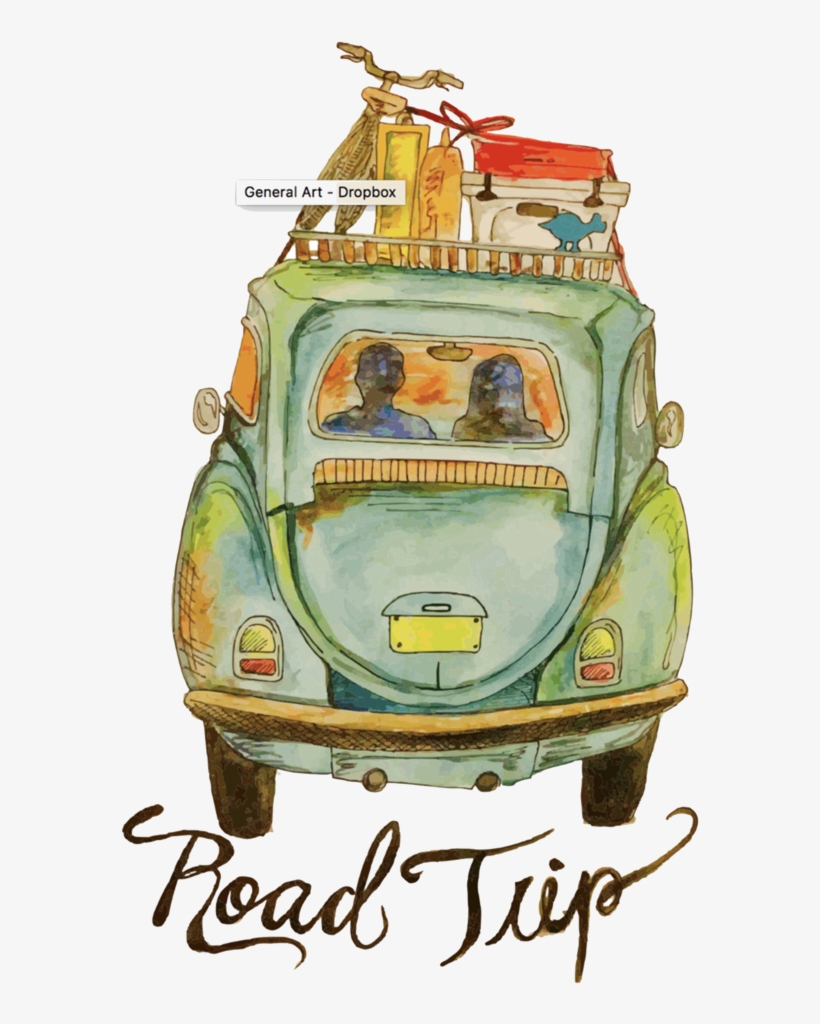Road Trip - Illustration, transparent png