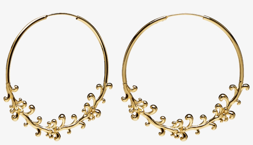 California Gold Earrings California - Earring, transparent png