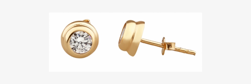 Gold Earrings 10kt, Vi50-3 - Gold, transparent png