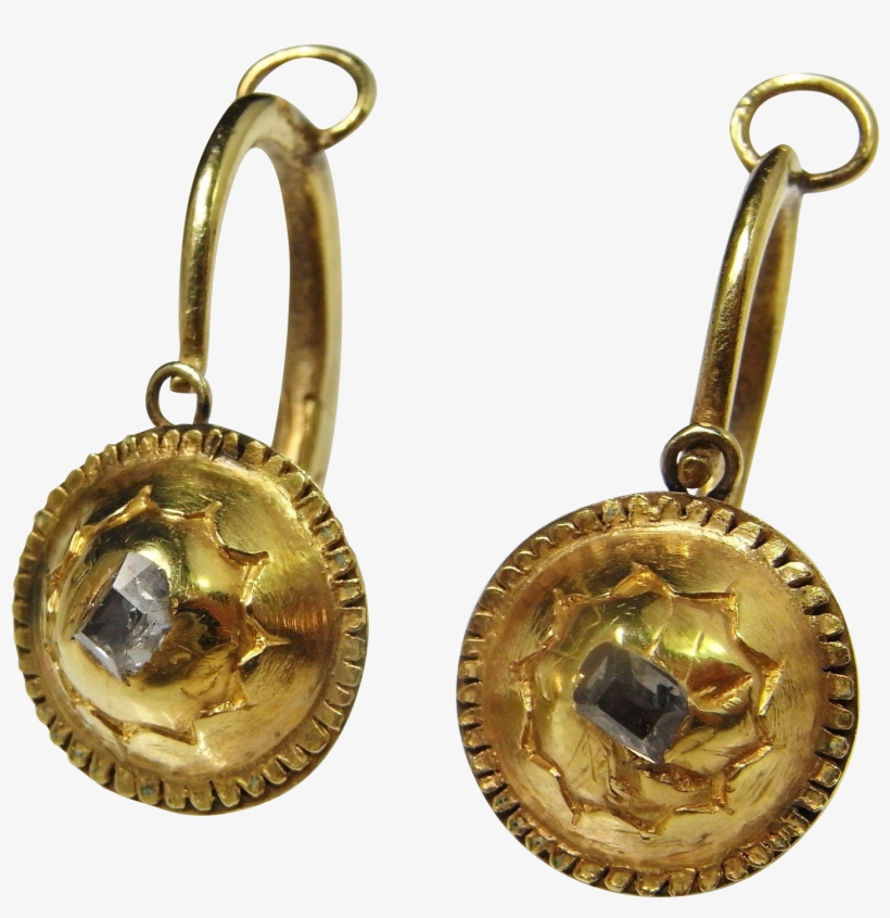 Renaissance Gold Earrings 16th Century Circa 1600 Table - Renaissance Diamond Earrings Renaissance Gold Earrings, transparent png