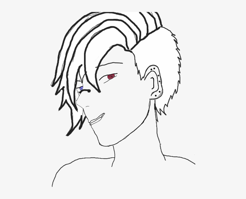 Later Eiji Meet Hansuke, Another Cyborg Acting As A - Line Art, transparent png