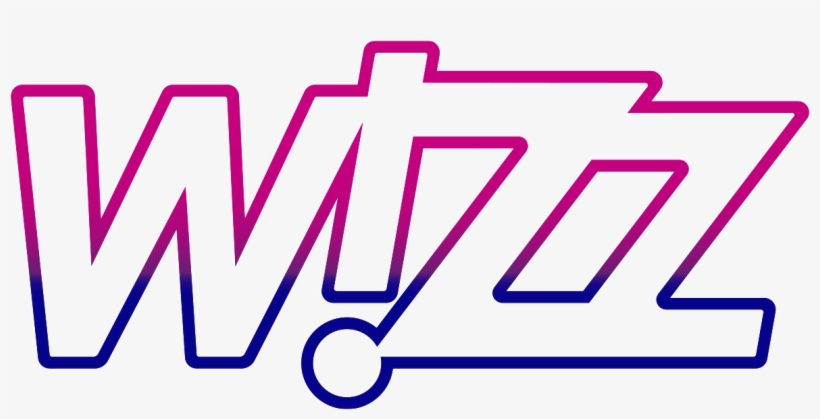Wizz Air Logo White, transparent png