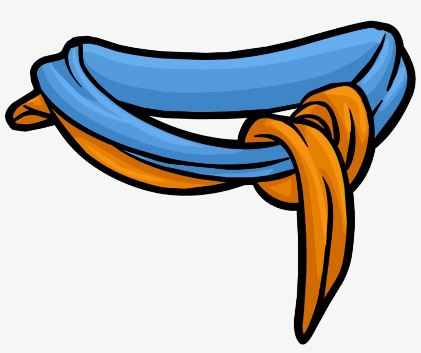 Sunset Scarf Icon - Scarf Clipart Blue Transparent, transparent png