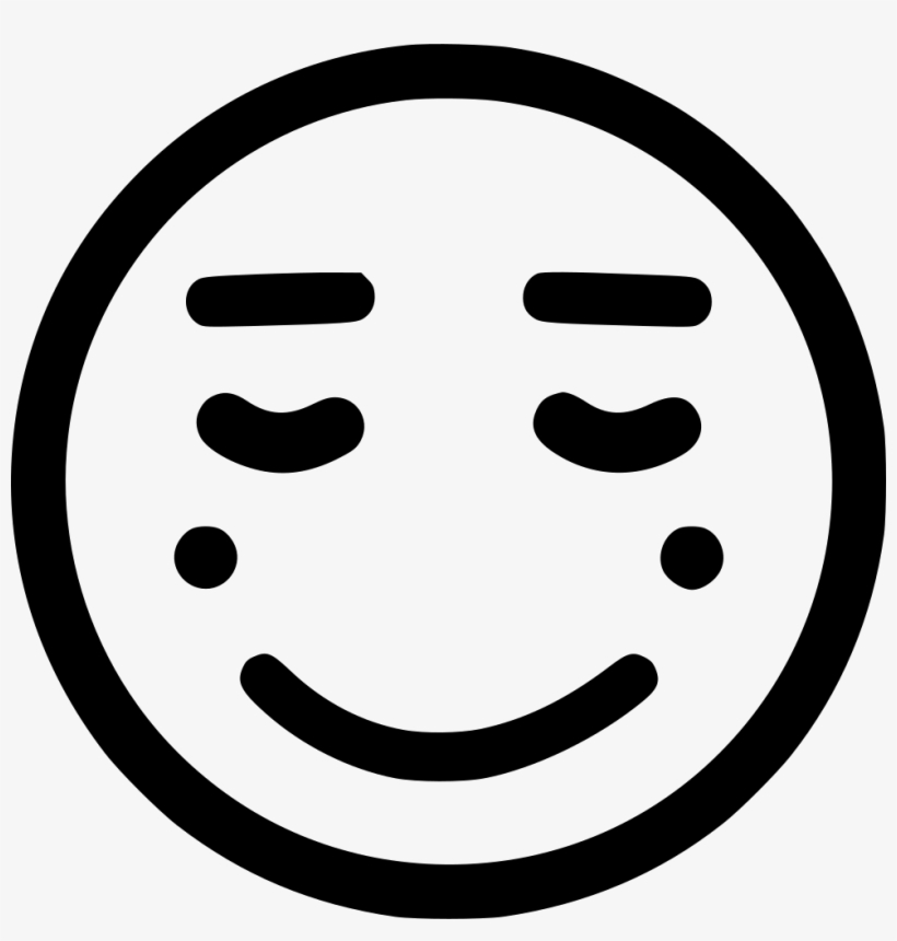 Blushing Comments - Smiley, transparent png