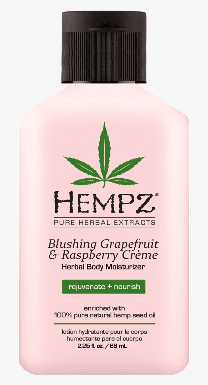 Blushing Grapefruit & Raspberry Moisturizer - Hempz Blushing Grapefruit & Raspberry Creme Body, transparent png