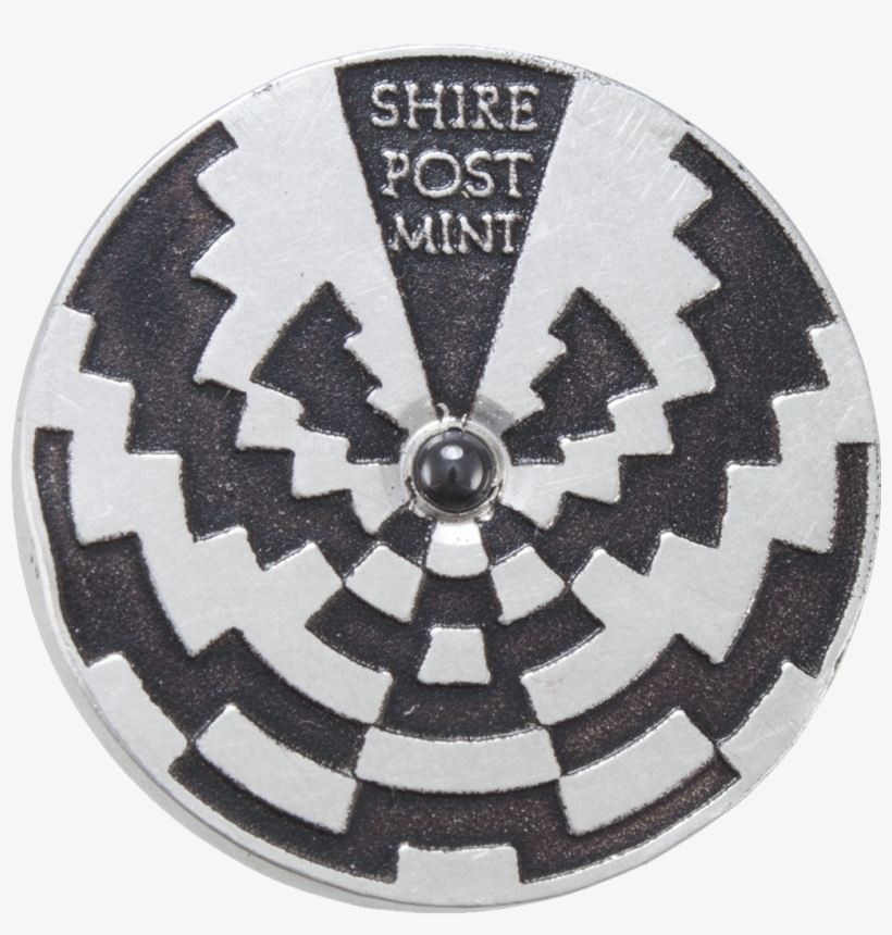 Silver Strobe Spinning Top - Shire Post Mint, transparent png