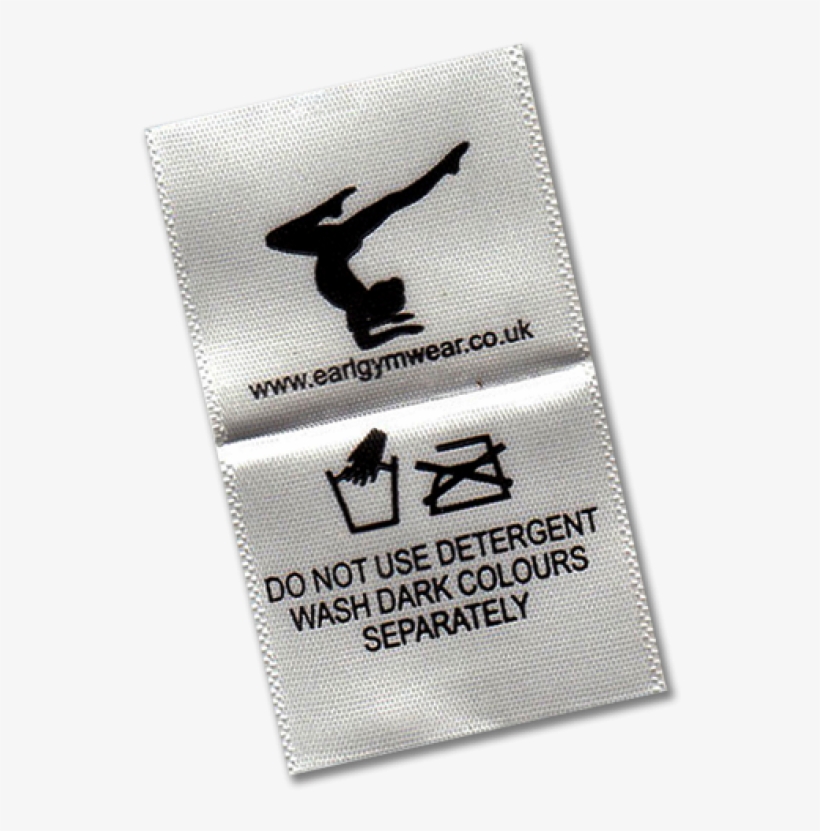 Printed Satin Label - Care Label, transparent png