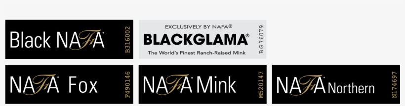 Nafa Quality Labels - Blackglama Logo, transparent png