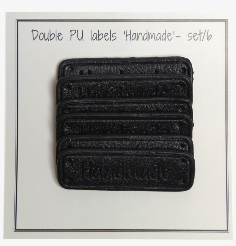 Double Pu Leather Label - Leather, transparent png