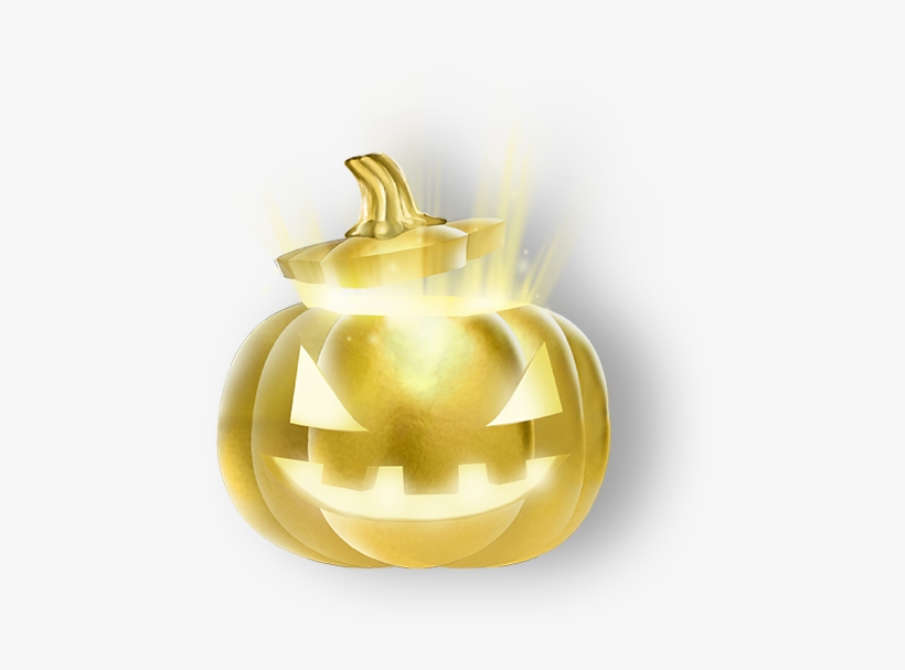 Rocket League Haunted Hallows - Golden Pumpkin Rocket League Png, transparent png