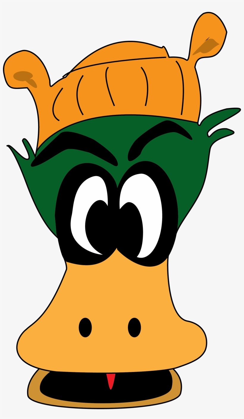 Angry Duck - Duck Cartoon Font, transparent png