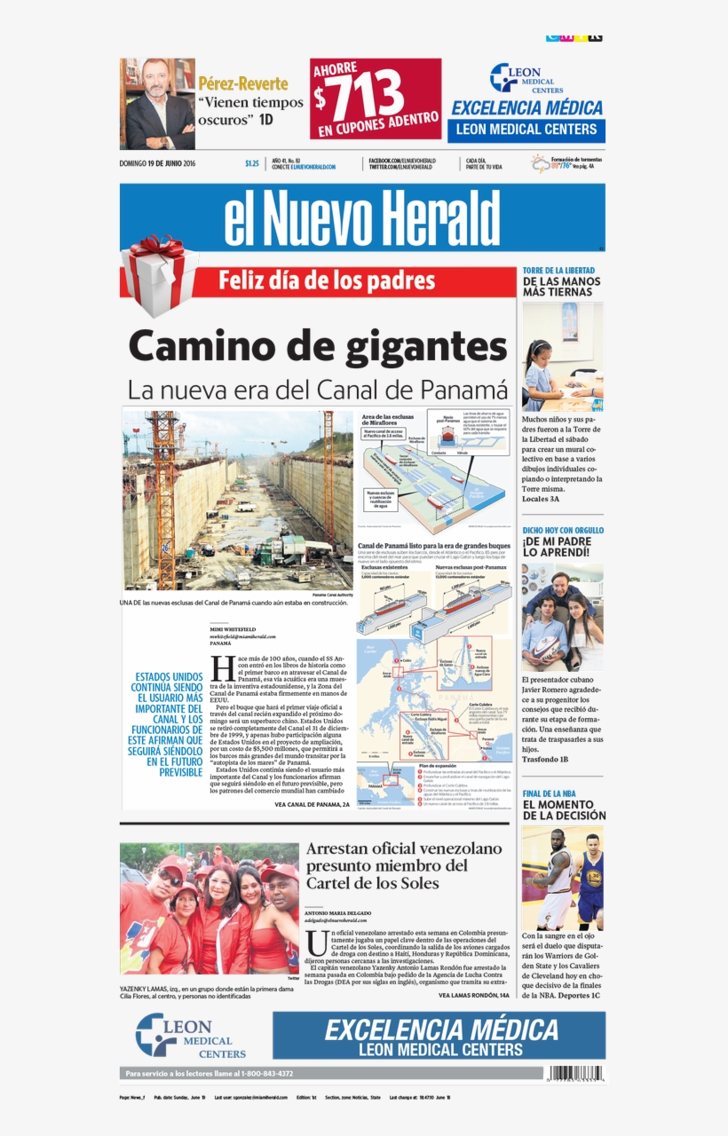 ¡buenos Días Y Feliz Día Del Padre Compartimos Nuestra - Nuevo Herald, transparent png