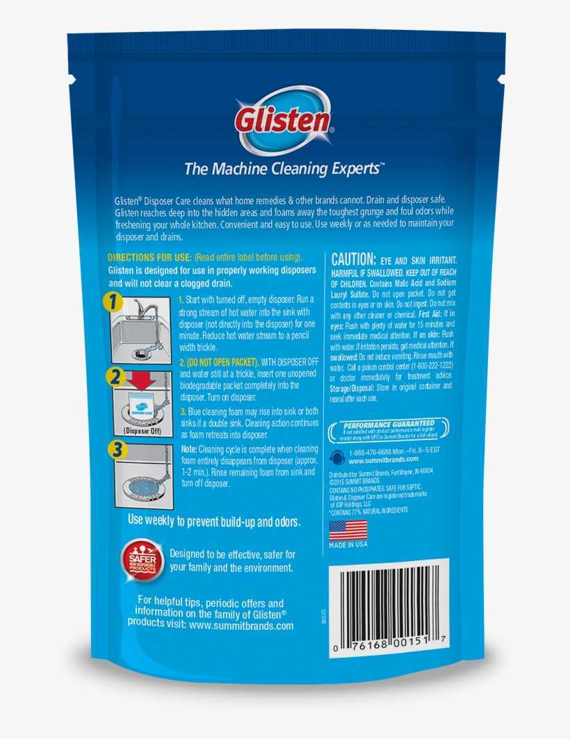 Glisten Disposer Care - Glisten Mw06t Microwave Cleaner With Foaming Power,, transparent png
