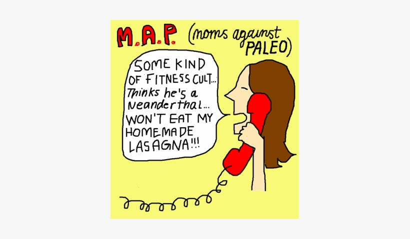 Crossfit Paleo Joke Angry Mom Clean - Paleo Jokes, transparent png