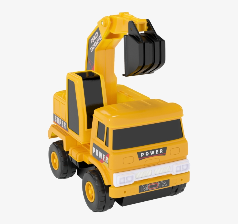 Scoop Up Mounds Of Sand With The Construction Crane, - Mota Mini Construction Mixer Truck, transparent png