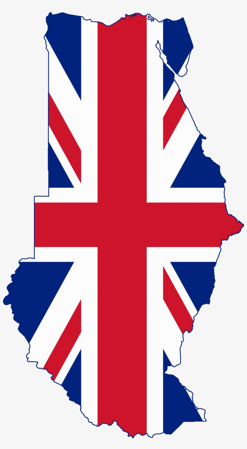 Flag Map Of Anglo Egyptian Sudan 1899 - Anglo Egyptian Sudan Flag, transparent png