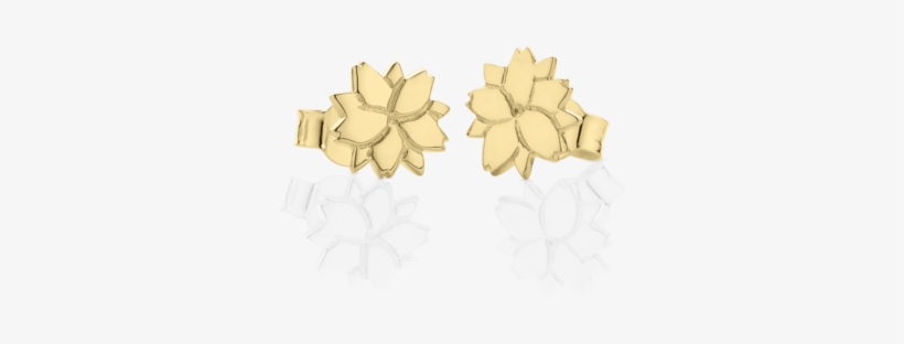 Cherry Blossom Stud Earrings - Earring, transparent png