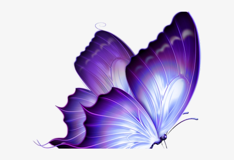 Butterfly Tattoo Designs Png Transparent Images - Purple Butterfly Png, transparent png